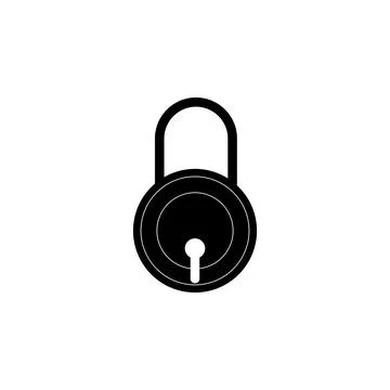 Lock icon. Element of lock and key elements illustration. Premium quality Stock Illustration