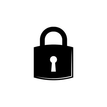 Lock icon. Element of lock and key elements illustration. Premium quality Stock Illustration
