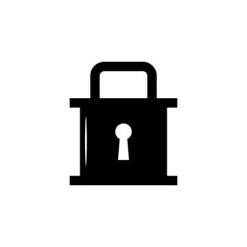 Lock icon. Element of lock and key elements illustration. Premium quality Stock Illustration