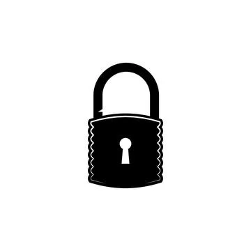 Lock icon. Element of lock and key elements illustration. Premium quality Stock Illustration
