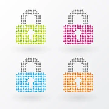 The lock icon Stock Illustration