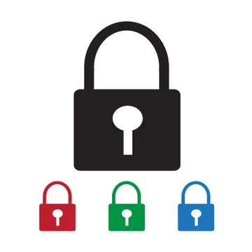 Lock Icon Illustrazione stock