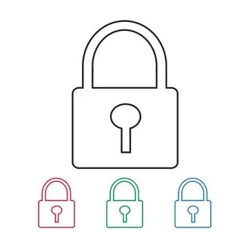 Lock Icon 스톡 일러스트