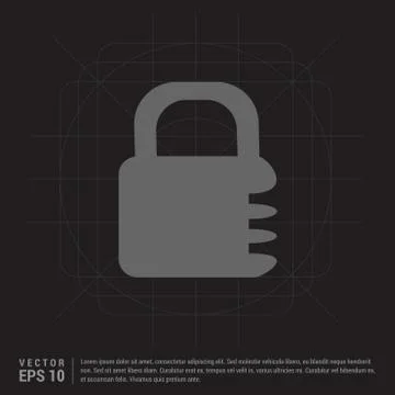 Lock icon Stock Illustration