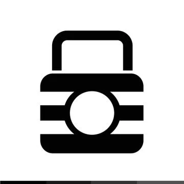 Lock icon illustration design Stock Illustration