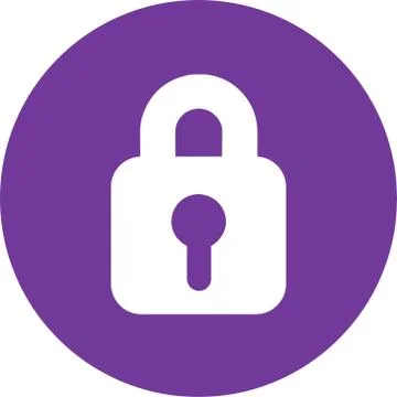 Lock icon illustration Ilustración de archivo