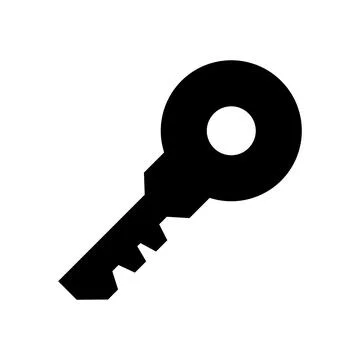 Lock icon isolated on a white background. Vector illustration of account logo Illustrazione stock