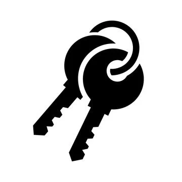 Lock icon isolated on a white background. Vector illustration of account logo Stock Illustration