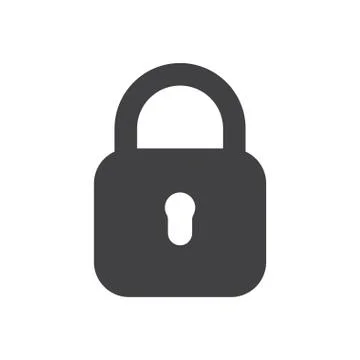 Lock Icon / Lock Icon Vector / Lock Icon Picture / Lock Icon Drawing / Lock I Stock Illustration