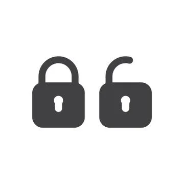 Lock Icon / Lock Icon Vector / Lock Icon Picture / Lock Icon Drawing / Lock I Stock Illustration