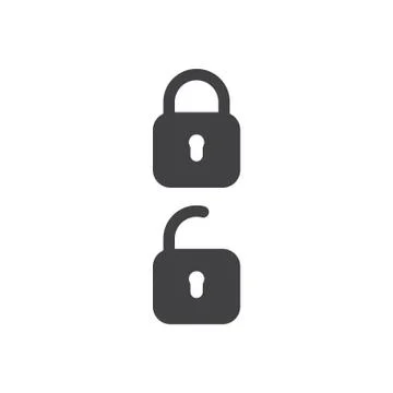 Lock Icon / Lock Icon Vector / Lock Icon Picture / Lock Icon Drawing / Lock I Stock Illustration