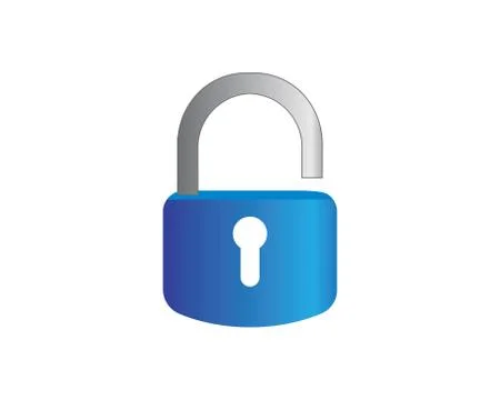 Lock icon logo vector template Stock-Illustration