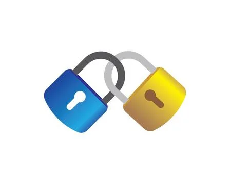Lock icon logo vector template lock icon logo vector template ilustration ... Stock Photos