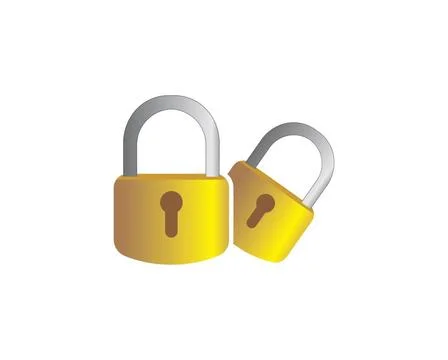 Lock icon logo vector template lock icon logo vector template ilustration ... Stock Photos