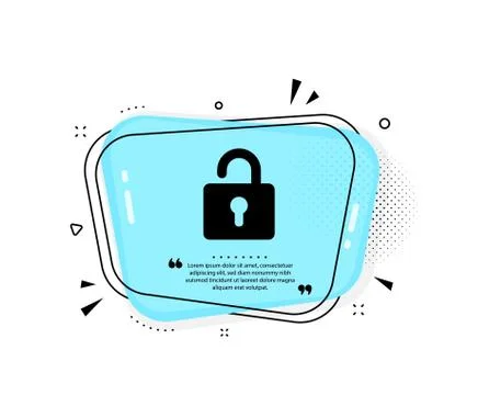 Lock icon. Private locker sign. Vector Stock Illustration