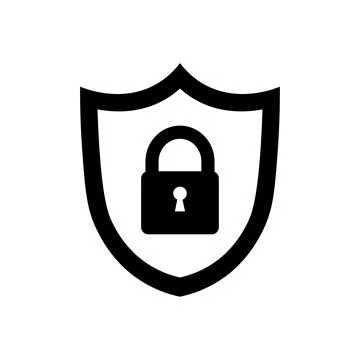 Lock icon. Protection icon Security padlock symbol Stock Illustration