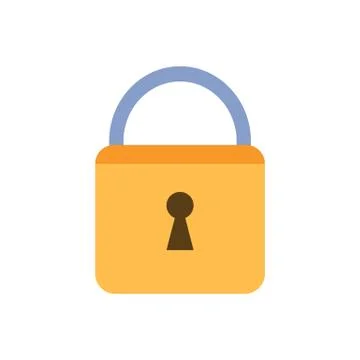 Lock icon. Security symbol for web, logo, app. Vector illustration Stock Illustration