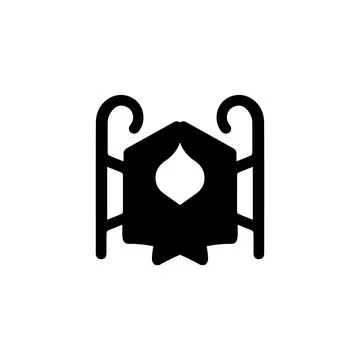 Lock icon. Simple style registration web page background symbol. Secure com.. Stock Illustration