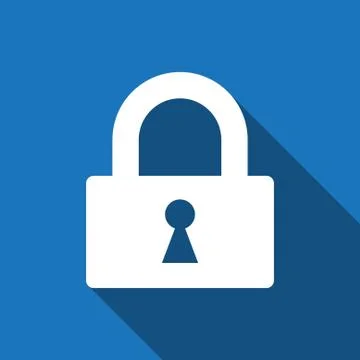 Lock icon stock vector illustration flat design Stock-Illustration