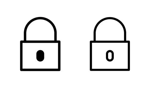 Lock icon vector. Encryption icon. Lock Icon. Security icon 库存插图