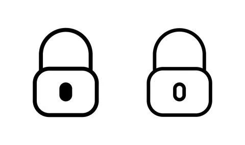 Lock icon vector. Encryption icon. Lock Icon. Security icon Stock Illustration