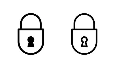 Lock icon vector. Encryption icon. Lock Icon. Security icon 스톡 일러스트