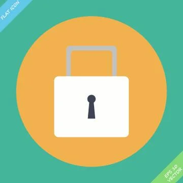Lock icon - Vector Stock Illustration