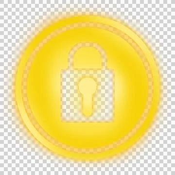 Lock icon vector Stock Illustration