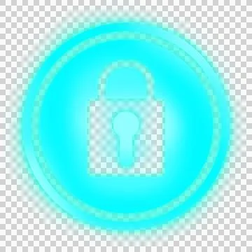 Lock icon vector Stock Illustration