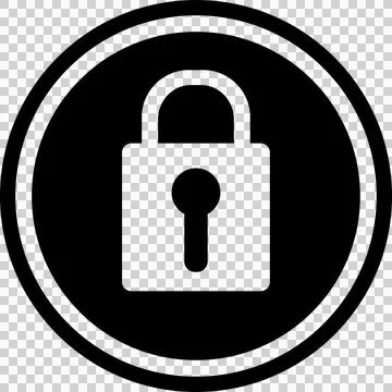 Lock icon vector Stock Illustration
