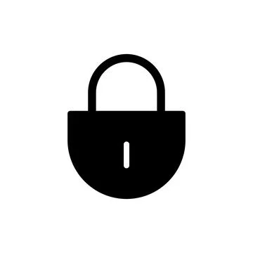 Lock icon vector illustration. Padlock sign and symbol. Encryption icon. Se.. 스톡 일러스트