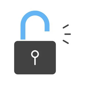 Lock icon vector image. Stock Illustration