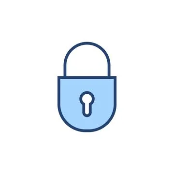 Lock icon vector. Padlock sign and symbol. Encryption icon. Security symbol Stockillustratie