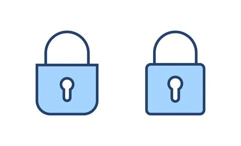 Lock icon vector. Padlock sign and symbol. Encryption icon. Security symbol イラスト素材