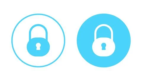 Lock icon vector. Padlock sign and symbol. Encryption icon. Security symbol Stockillustratie