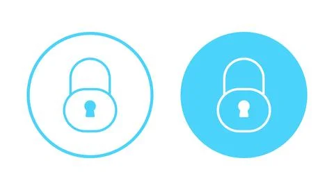 Lock icon vector. Padlock sign and symbol. Encryption icon. Security symbol Stockillustratie