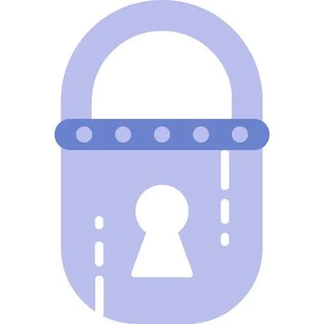 Lock icon vector secure private closed padlock Stock-Illustration