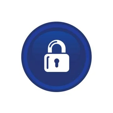 Lock icon web Stock Illustration