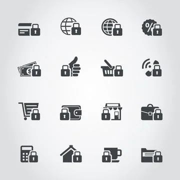 Lock icon3 Stock Photos