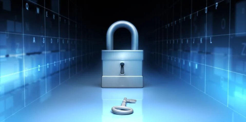 Lock Stock Illustration