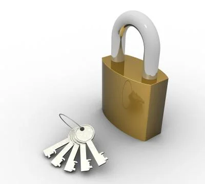 Lock Stock Illustration