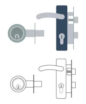 Lock Stock Illustration