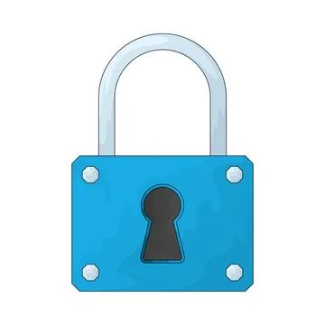 Lock illustration Stock-Illustration
