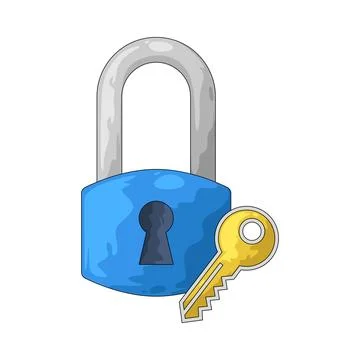Lock illustration Stock Illustration