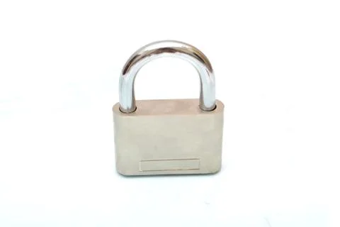 Lock isolated on white background Stock Photos