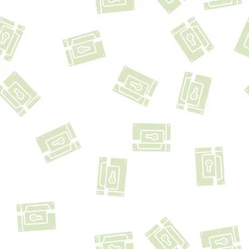 Lock with key color icon vector isolated illustration Stock Illustration
