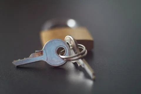 Lock, keys, reflections and shadows Stock Photos