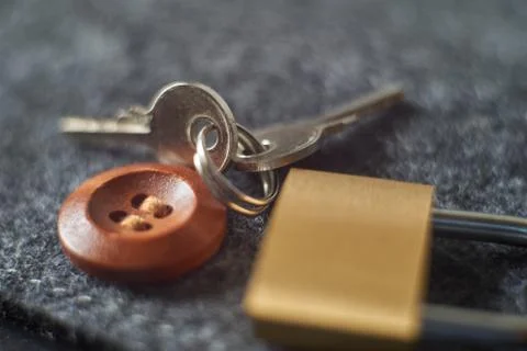 Lock, keys, reflections and shadows Stock Photos