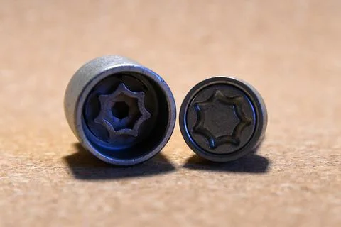 Lock-Lug-Nut Stock Photos