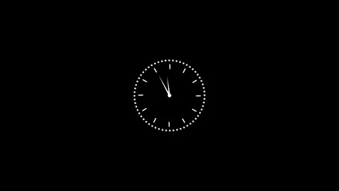 Lock with moving arrows. Clock time lapse , Clock Counting Down 24 Hour Day.. Stock Footage 310417139